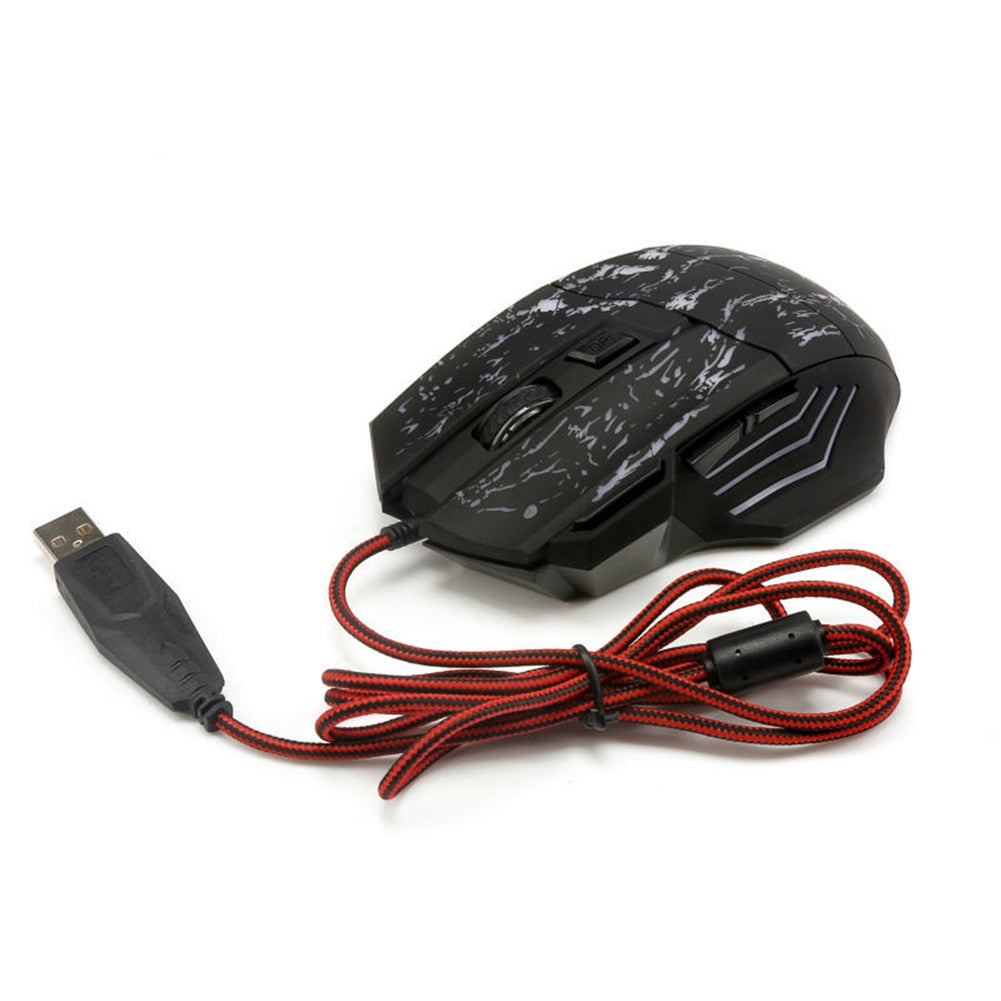 Transparent mouse shell detail