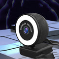 1080p webcam with built-in ring light