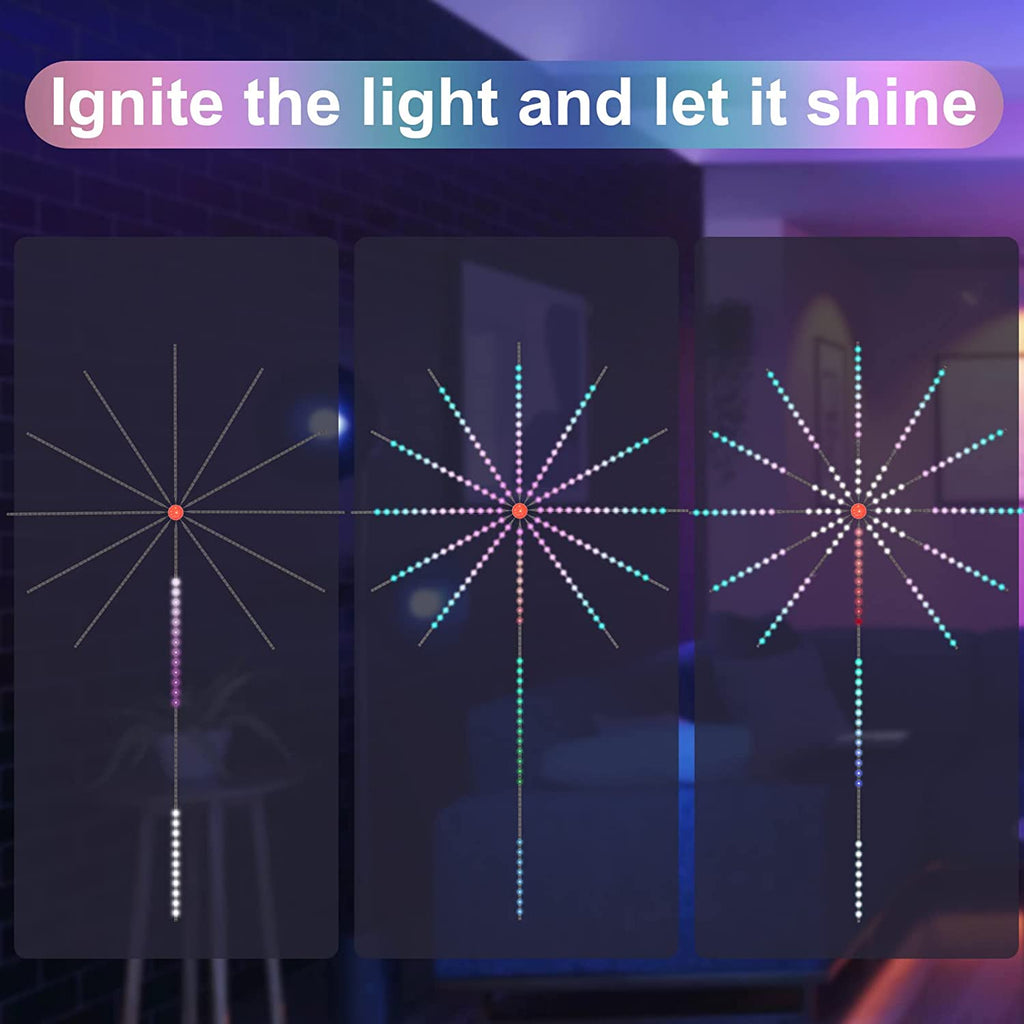 Firework LED light strip RGB colour modes