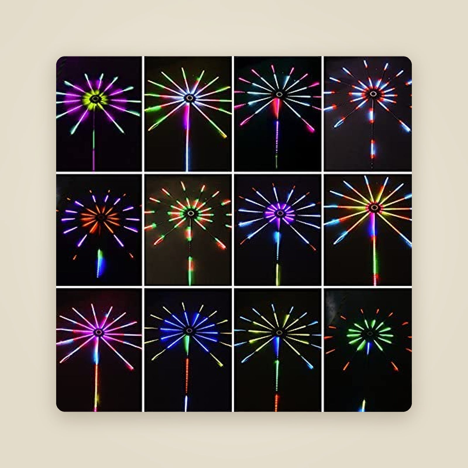 Firework LED Light Strip Music Sync RGB